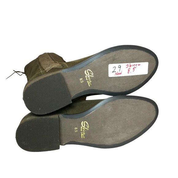 SBICCA GUSTO NASTY GAL Over The Knee Brown Suede Boot Women 8.5 NEW - Picture 8 of 10